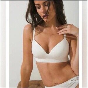 SOMA Enbliss Wireless Bra Ivory 40C NEW NWT Soft Comfy